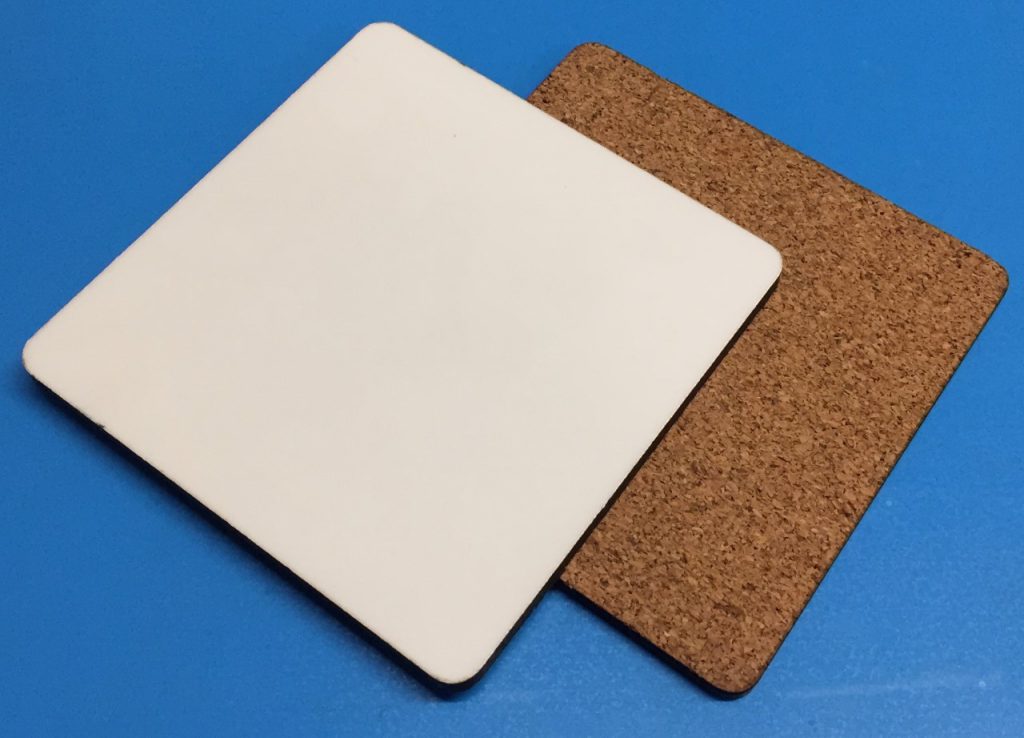 Mm Square Cork Backed Coaster Bms Sublimation