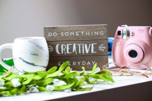 do something creative everyday text